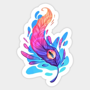 Angel Feather Sticker